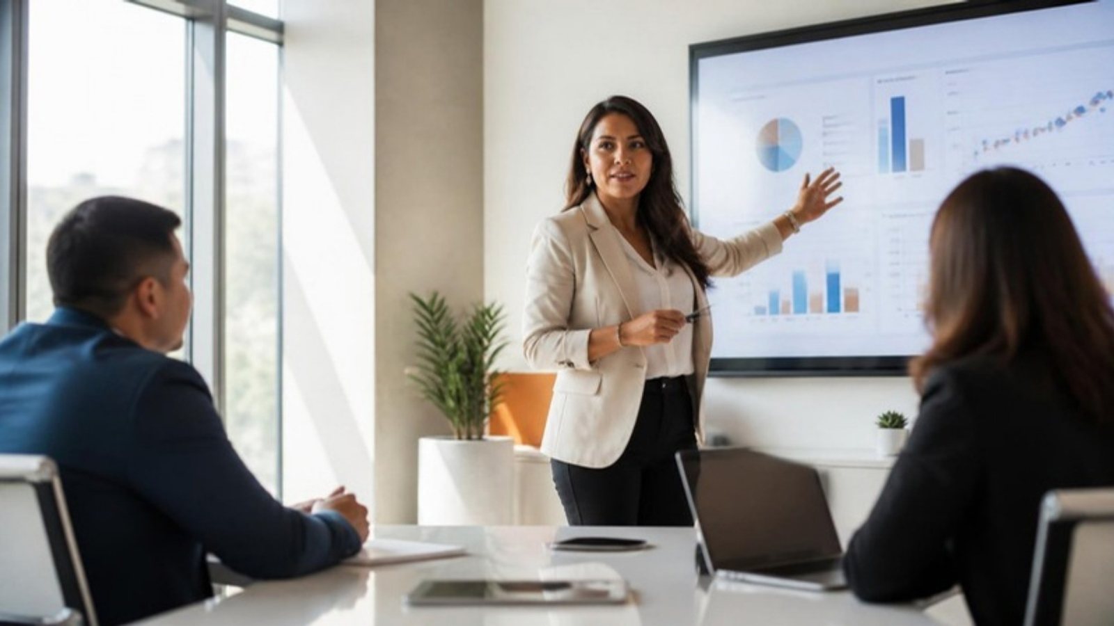 NexSolv consultant presenting to an agency team